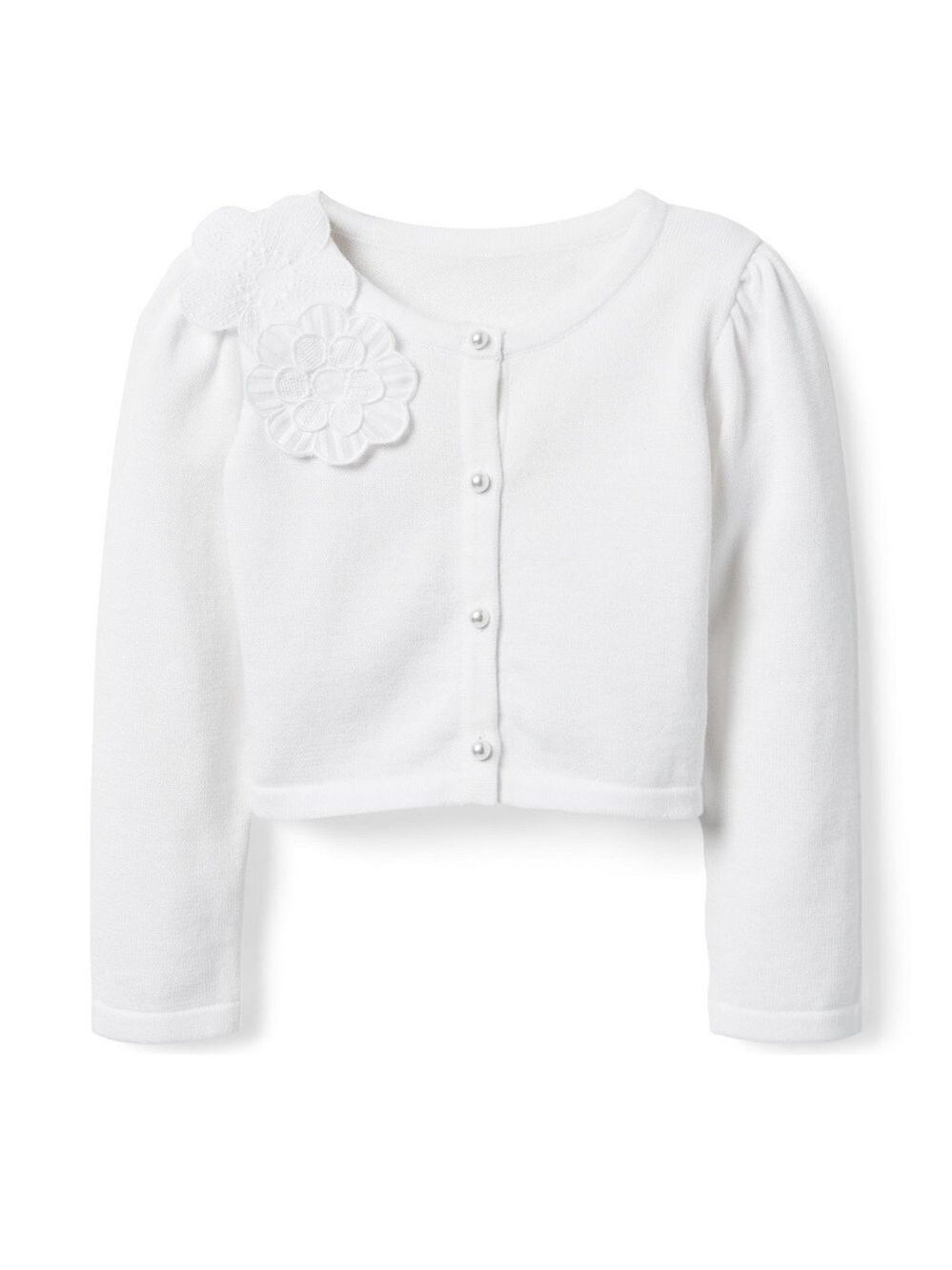 𝅺CROPPED FLOWER APPLIQUE
CARDIGAN